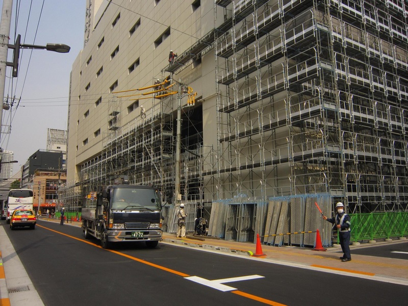 建湖日本三年建筑工